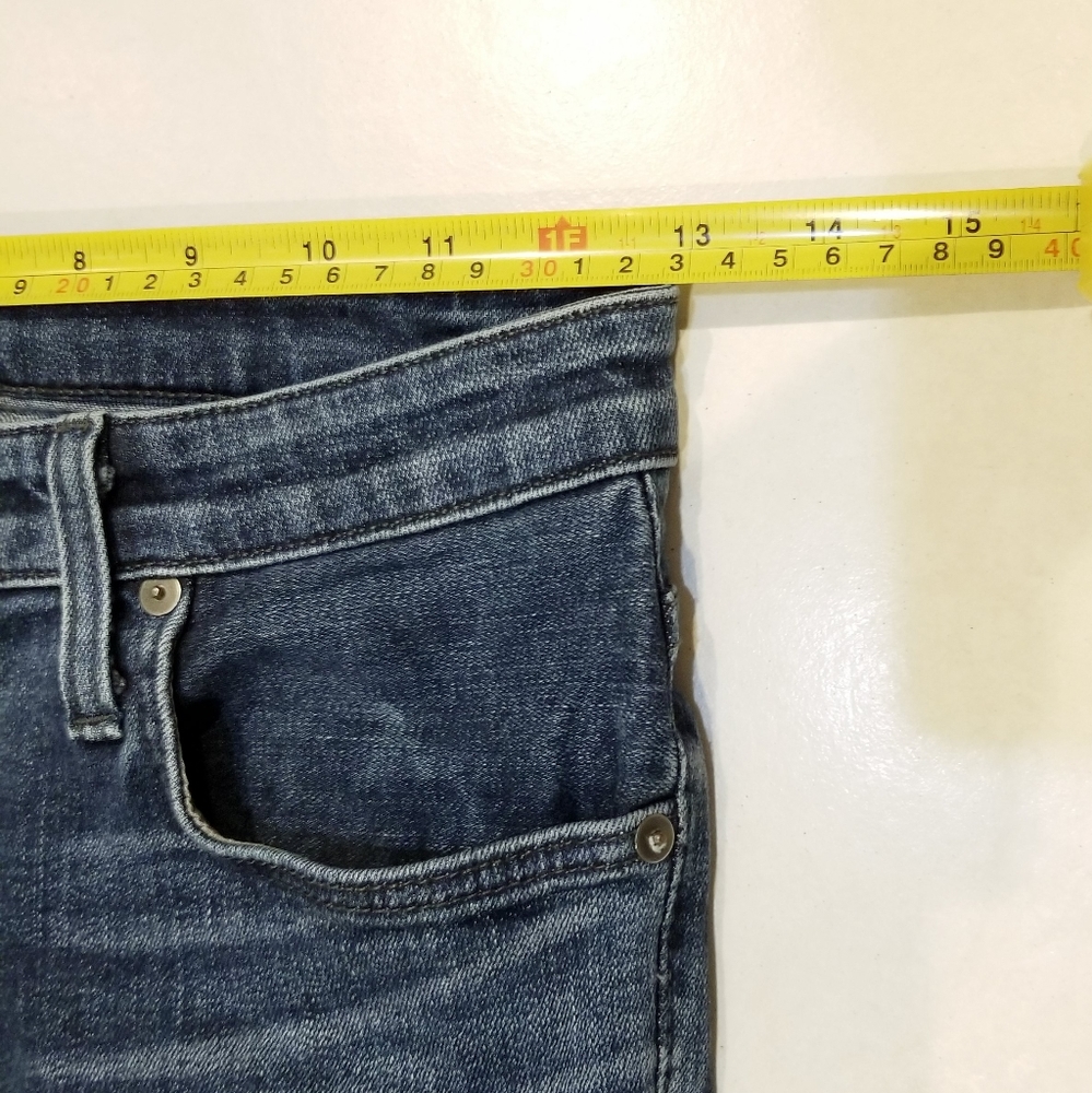 Helmet Lang Neo Vintage Blue Jeans Extra Long Super Skinny Sz 27 - Picture 11 of 15